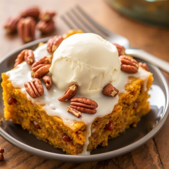 Pumpkin Dump Cake Recipe