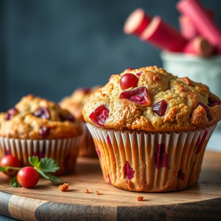 Rhubarb Muffins Recipe