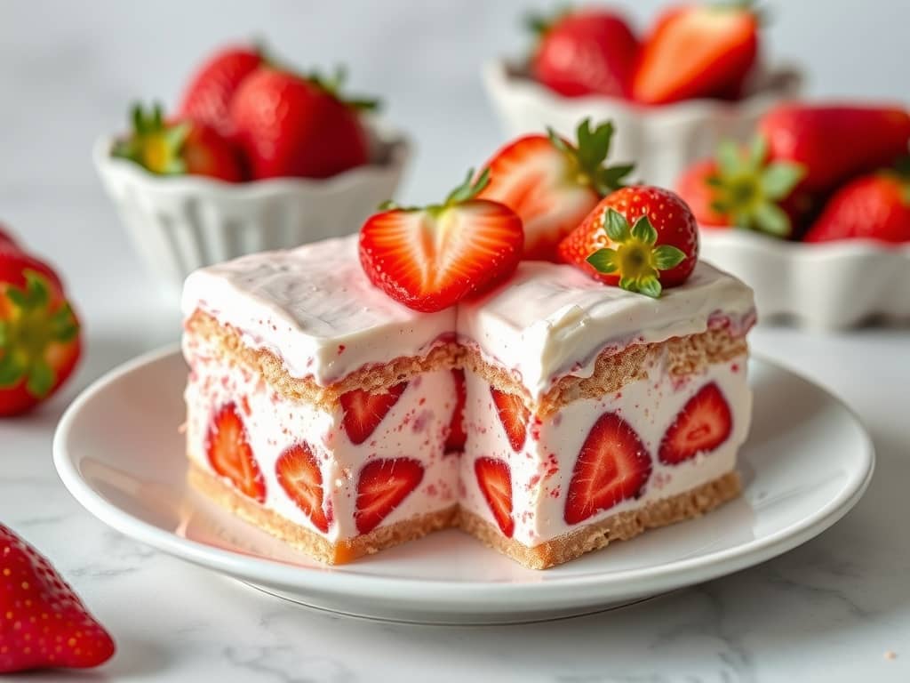Strawberry Poke Cake