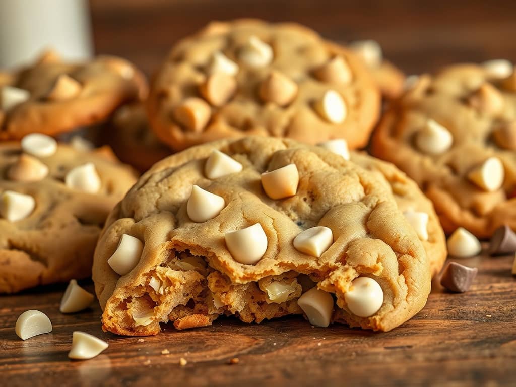 White Chocolate Chip Cookies