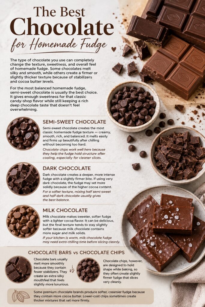 Best chocolate for Fudge