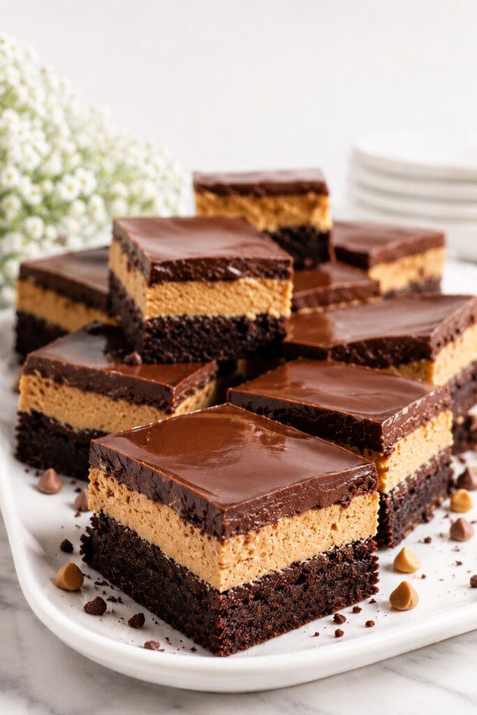Buckeye Brownies Easy Potluck Desserts