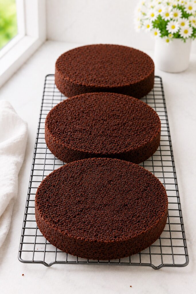 Matilda Cake on cooling rack