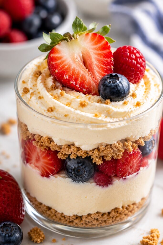 cheesecake cups serving
