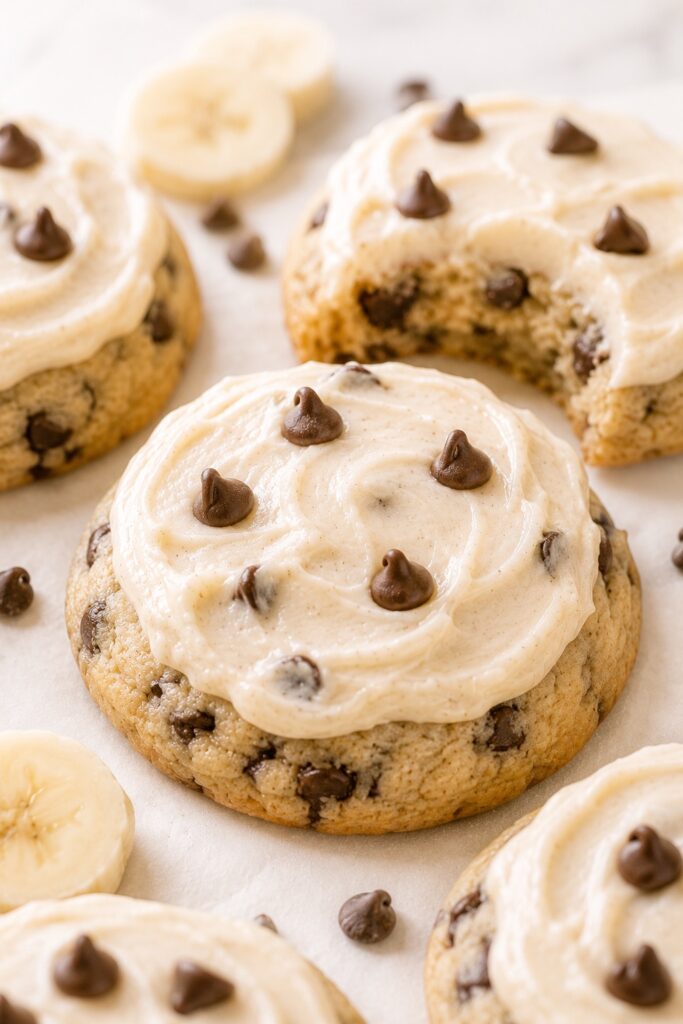 Banana Chocolate Chip Cookies