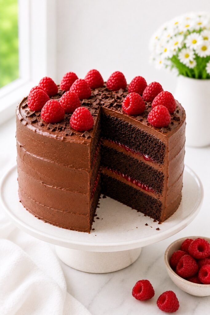 Raspberry Matilda Cake