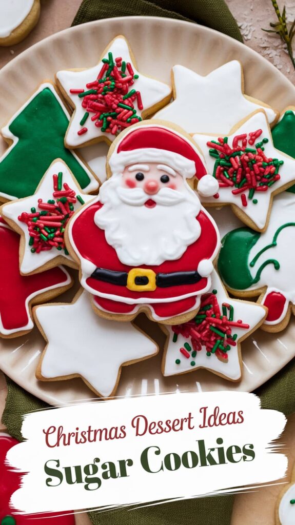 christmas desserts Sugar Cookies