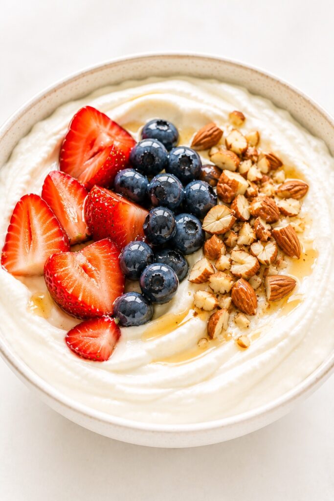 Cottage Cheese Dessert High Protein Snack