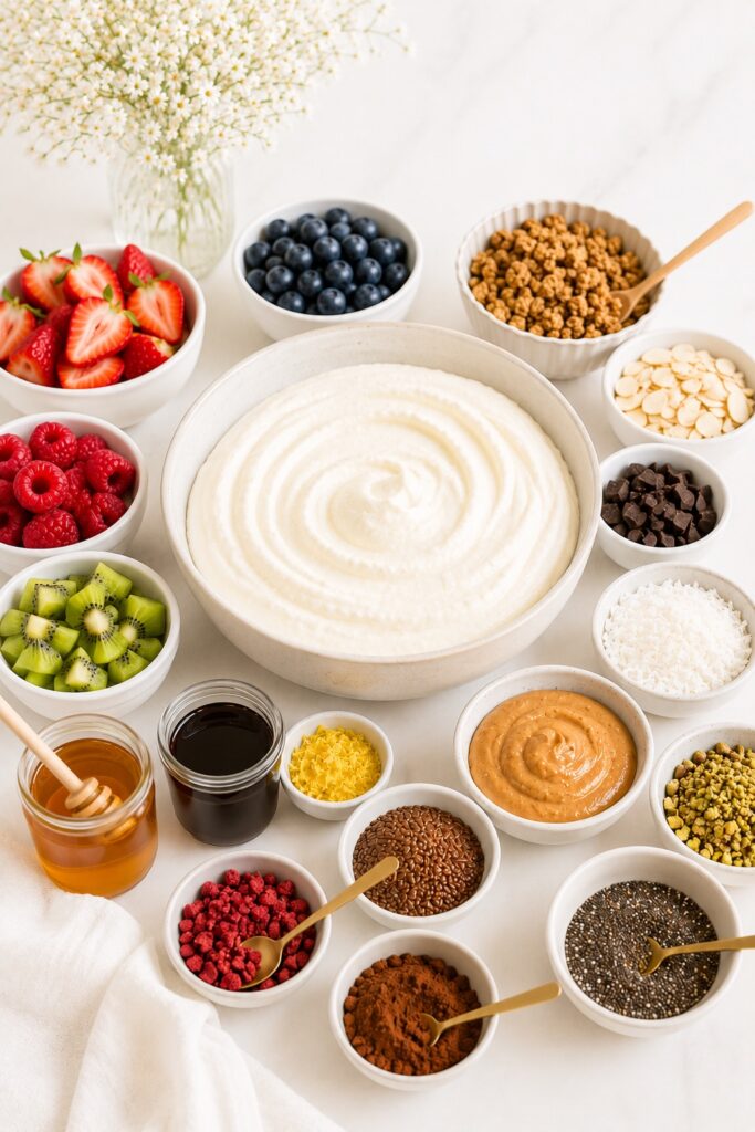 Berry Cheesecake Dessert topping bar