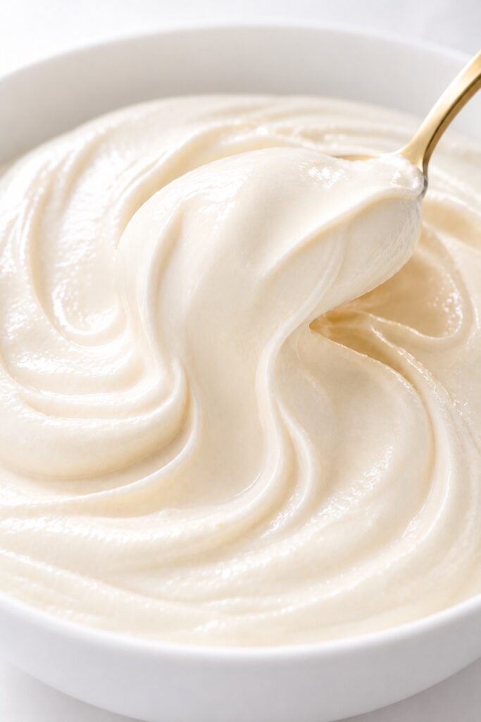 Cottage Cheese Dessert Texture Close-up