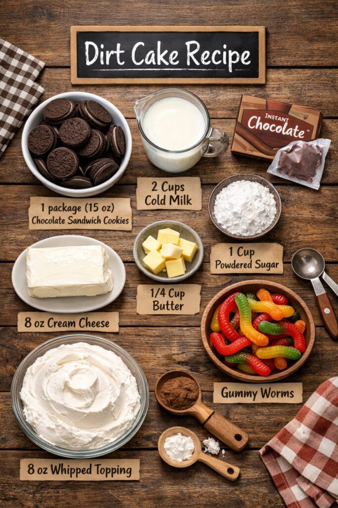 Dirt Cake Ingredients