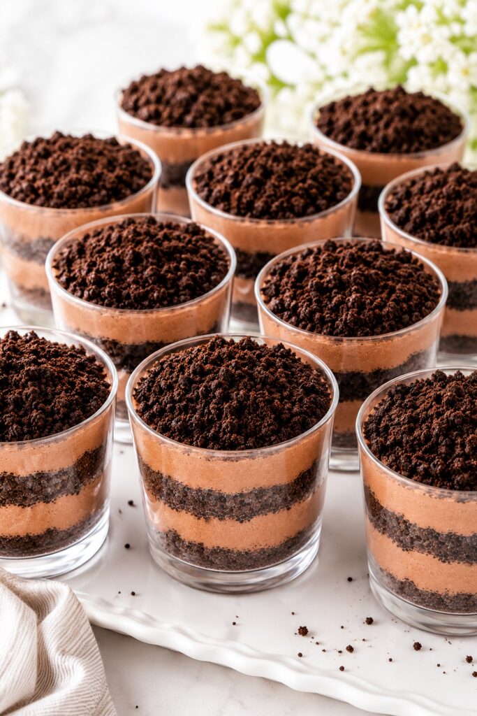 Individual Dirt Pudding Cups for Party
