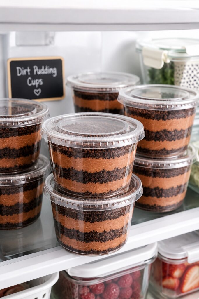 Dirt Pudding Storage