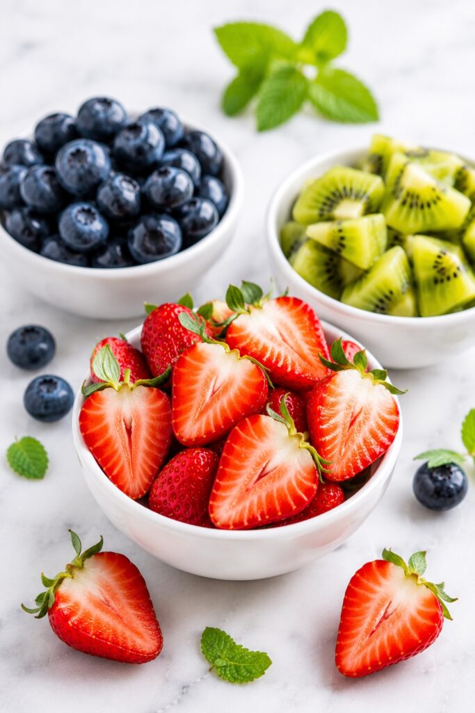 Fresh Fruits for Fruit pizza bites