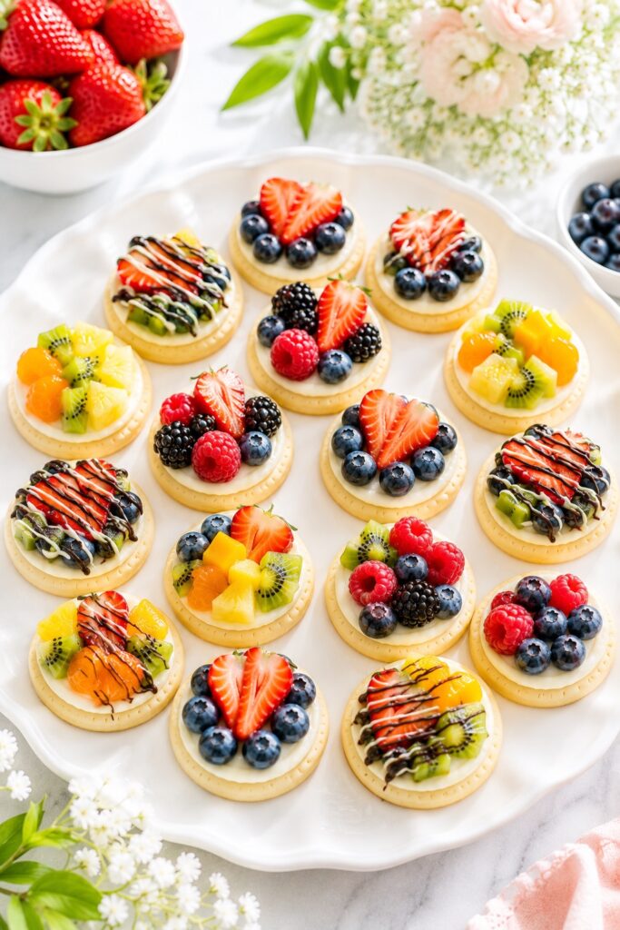 Fruit Pizza Bites Variations