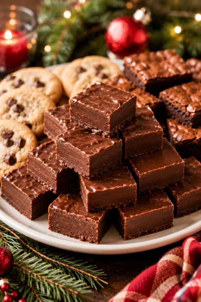 Fudge Serving Idea for Holidays