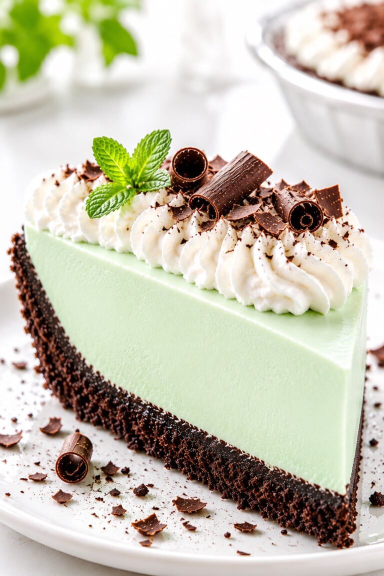 Grasshopper Pie No Bake