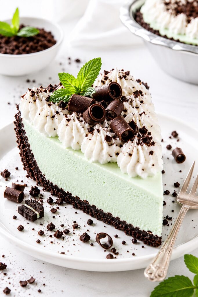 Grasshopper Pie Serving