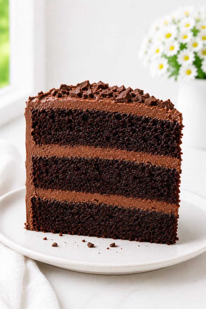 Matilda Cake Clean Slice