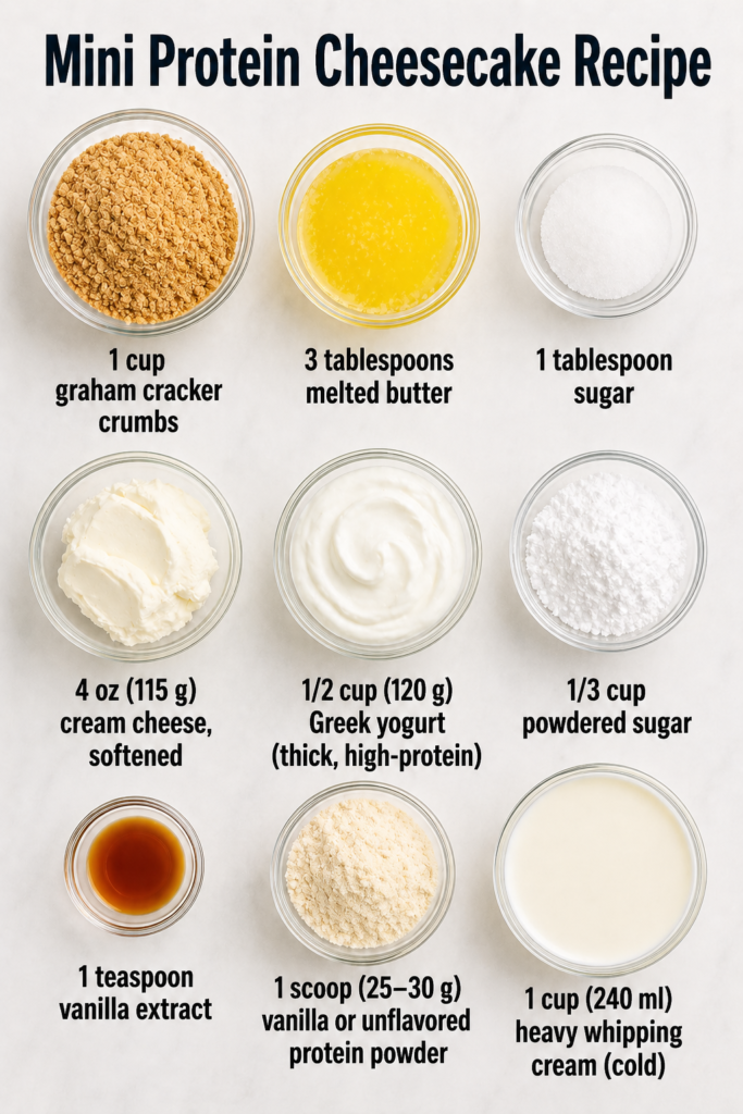 Mini-protein-cheesecake