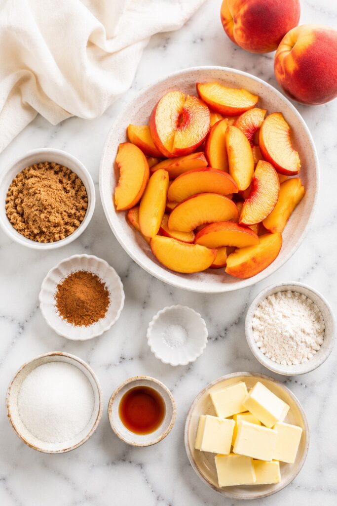 Peach Cobbler Ingredients