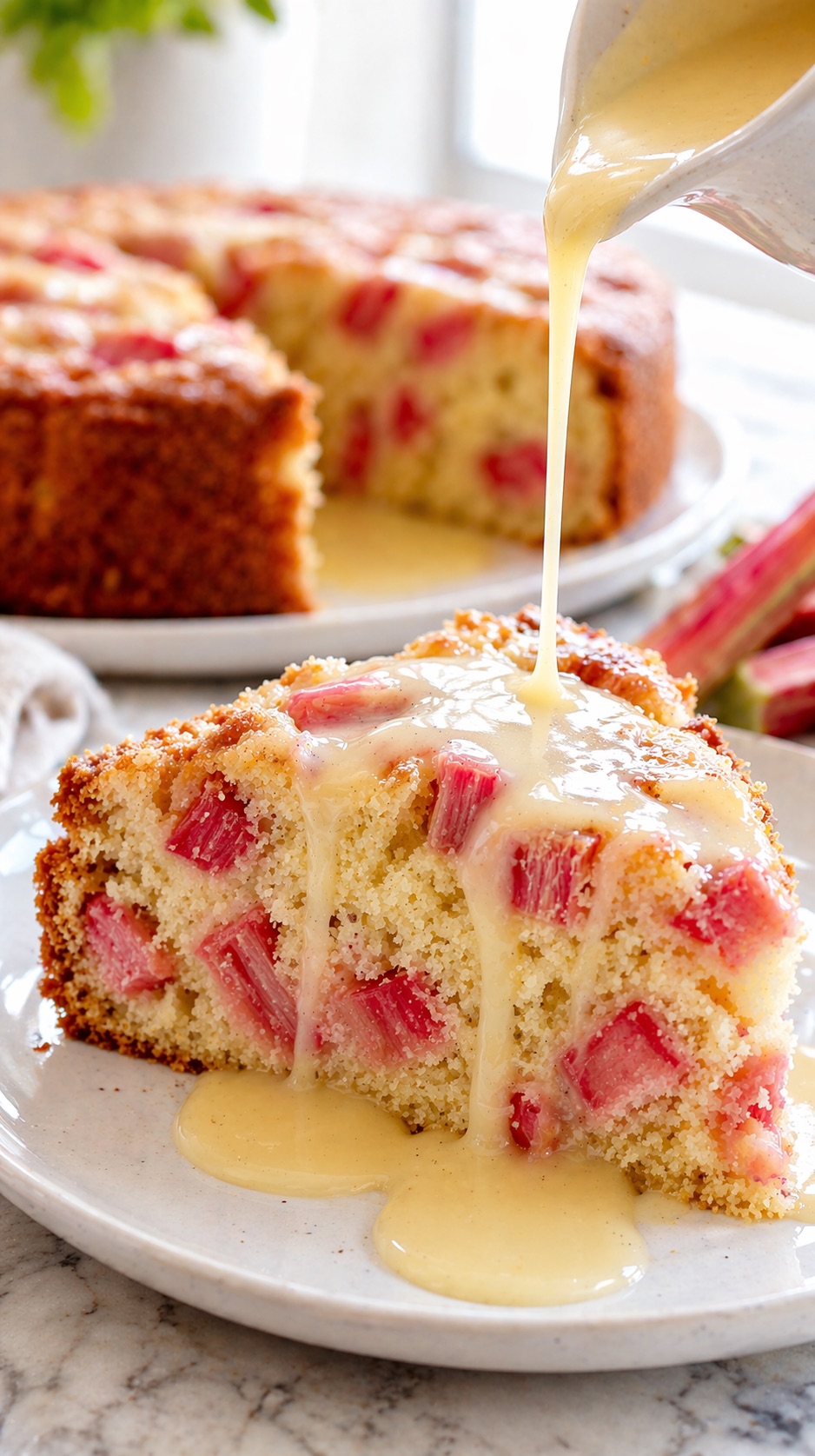 Rhubarb Cake