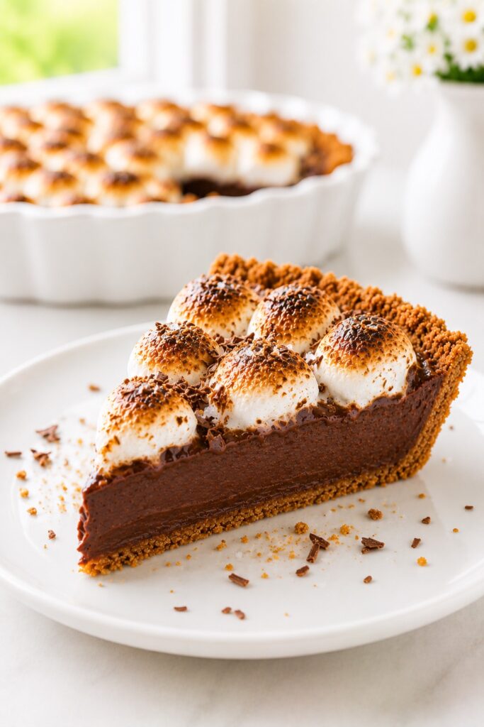 S’mores Pie Serving