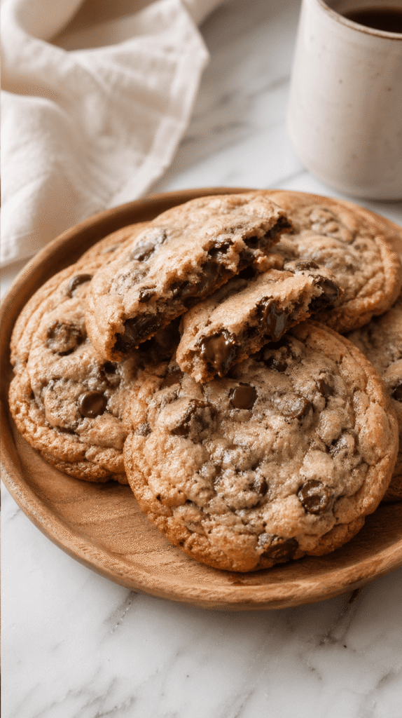 sourdough-chocolate-chip-cookies-serving