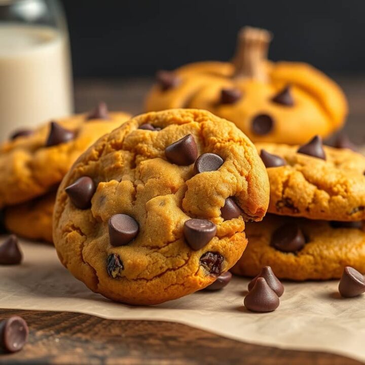 Pumpkin Chocolate Chip Cookies