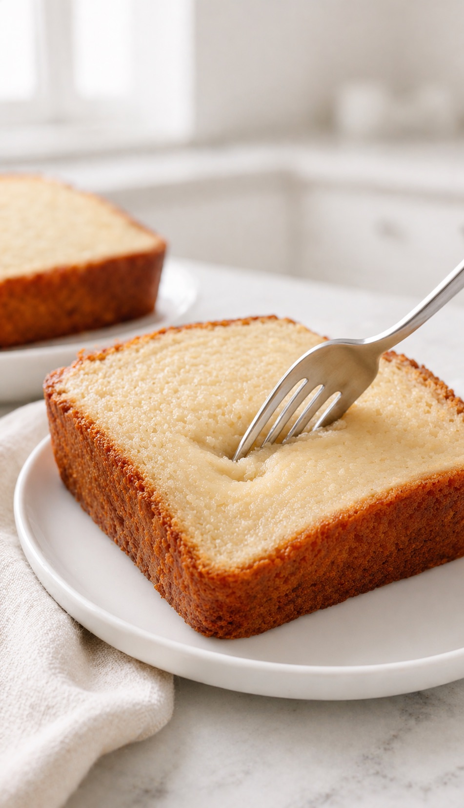 banana bread serving