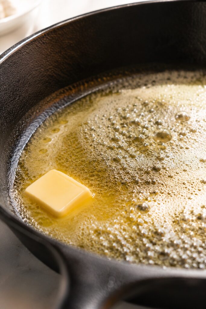 Melting Butter For German Pancakes
