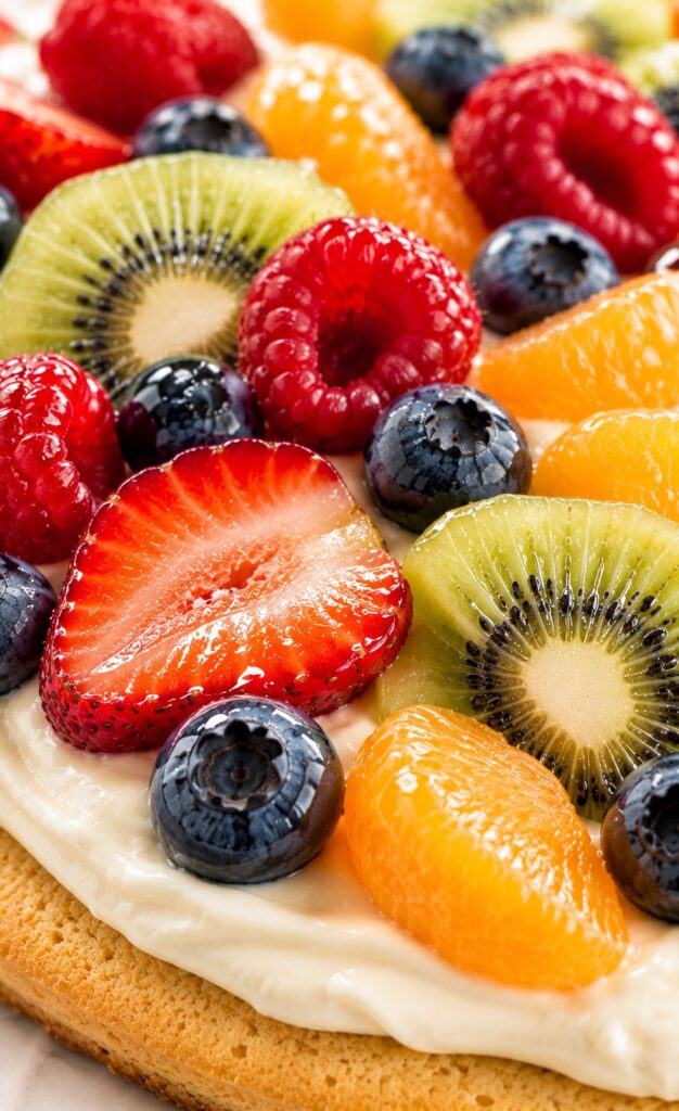Fruit Pizza Close-up