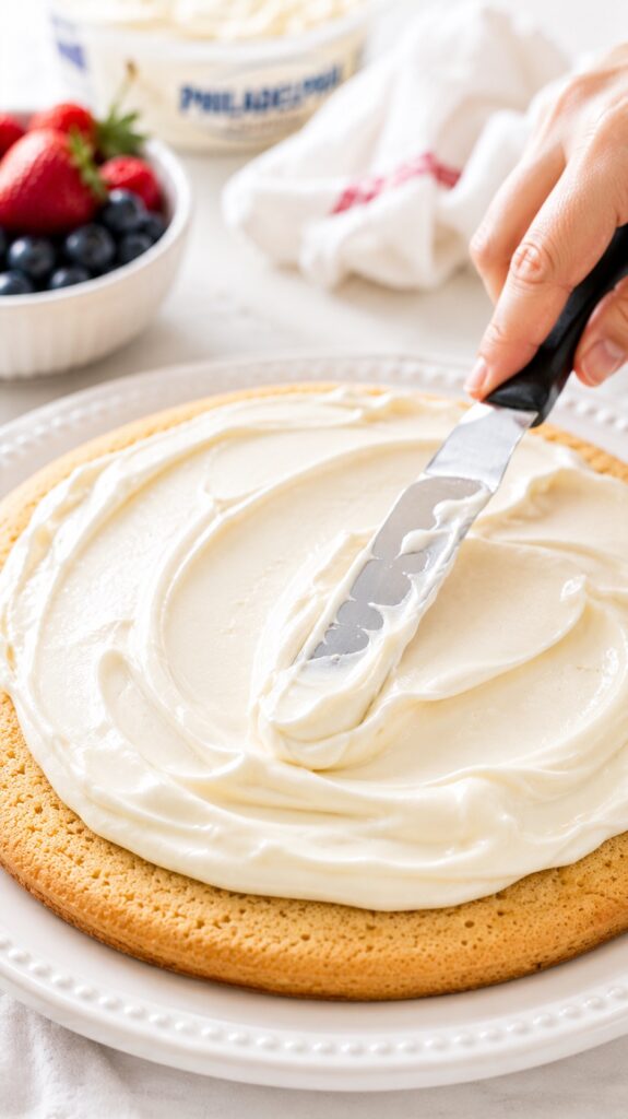 Fruit Pizza frosting spread