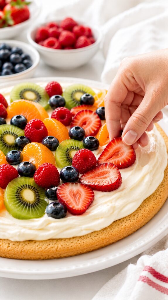 Fruit Pizza Recipe Decoration