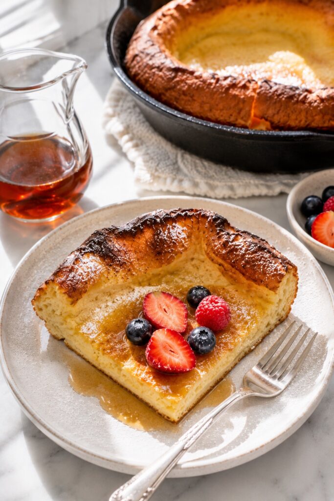 High Protein Cottage Cheese German Pancakes