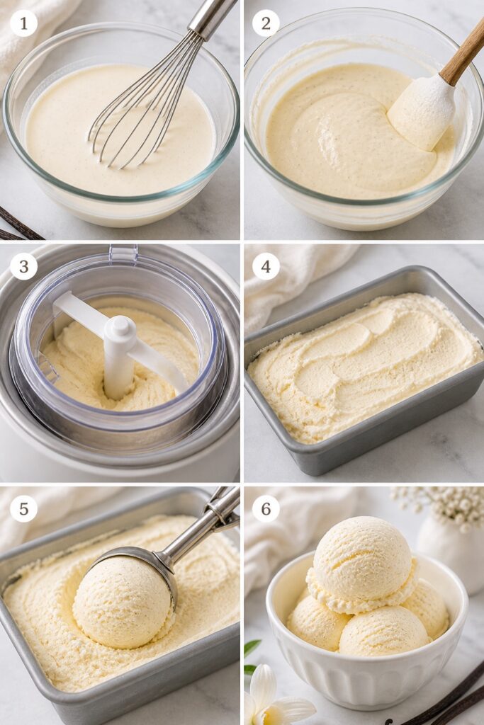 Homemade Ice Cream Process