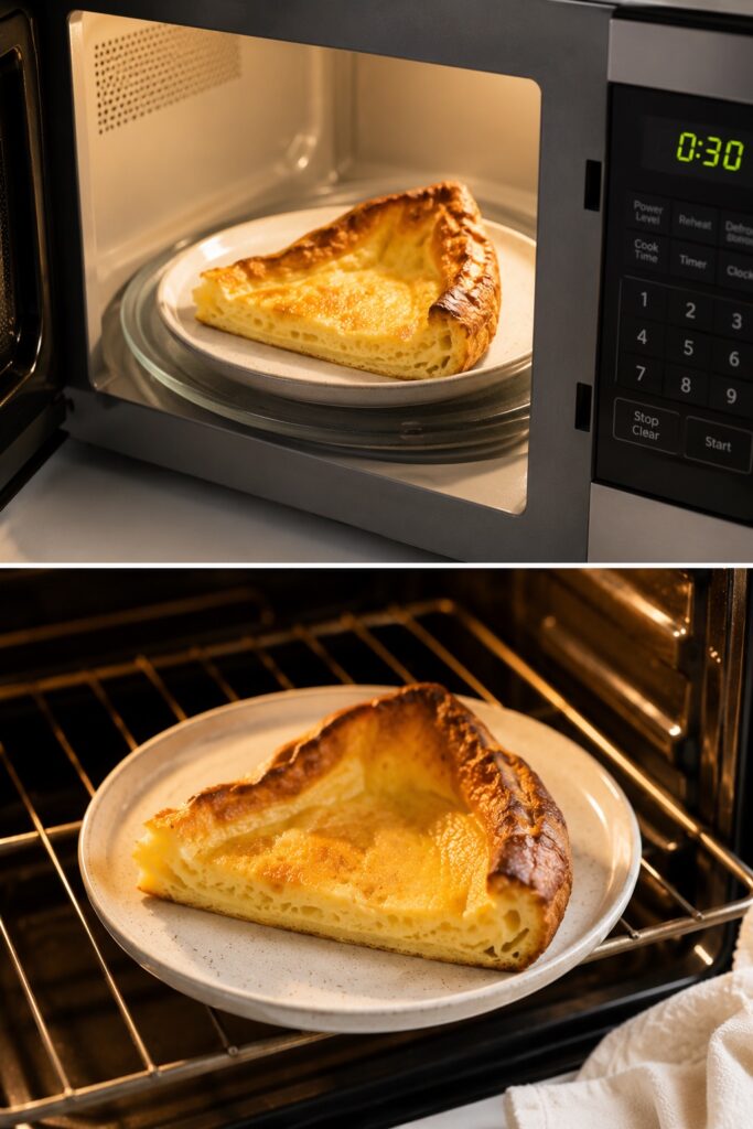 German Pancakes Reheating