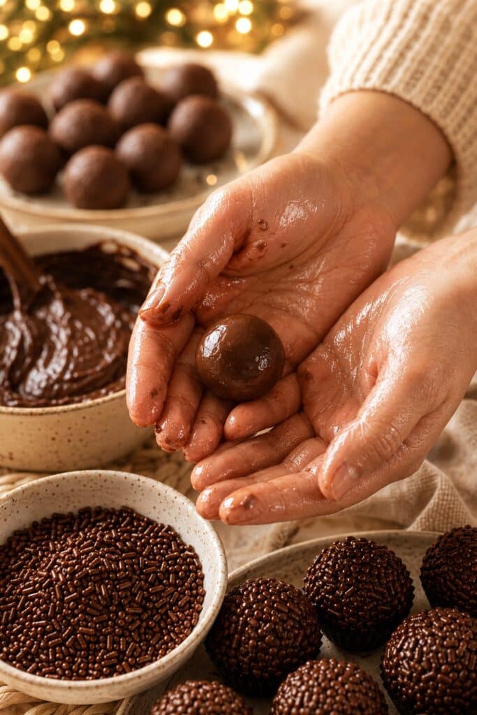 Brigadeiro Rolling Balls