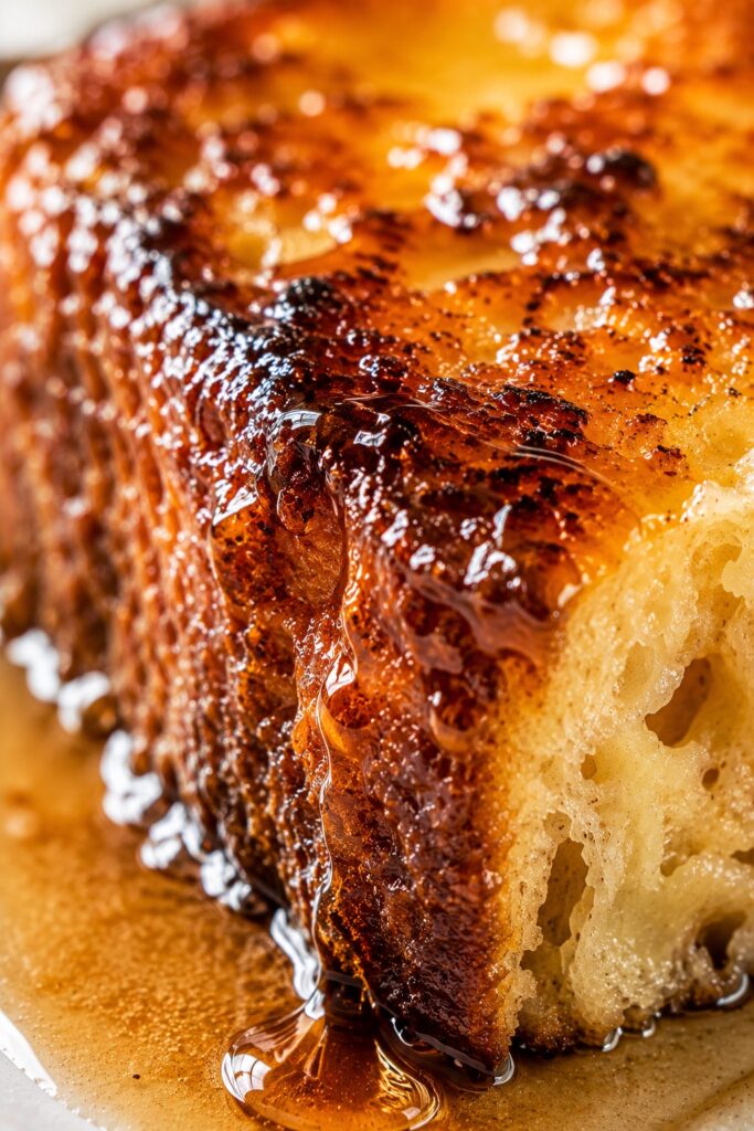 Sourdough French Toast Caramelized Edges