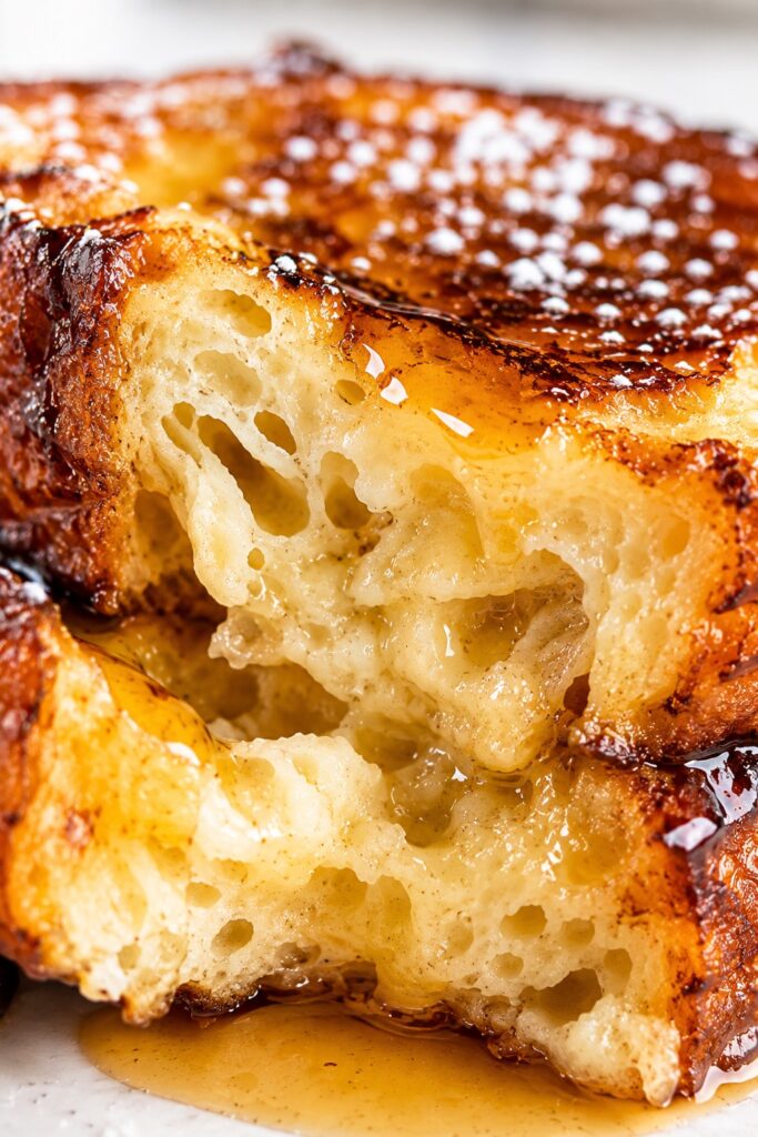 Sourdough French Toast Custardy Interior