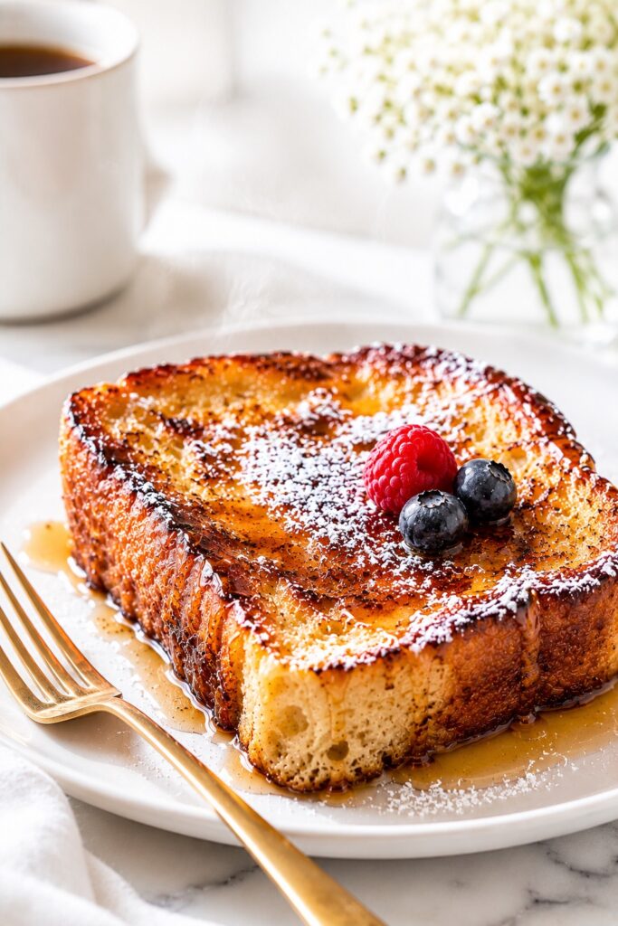 Sourdough French Toast Serving