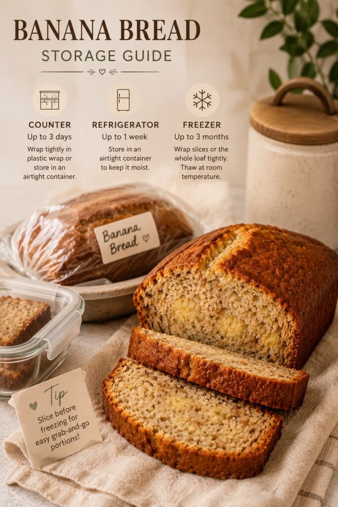 Healthy Banana Bread Storage Guide