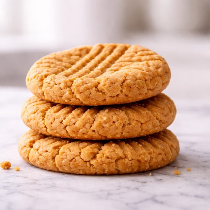 easy 3 ingredient peanut butter cookies