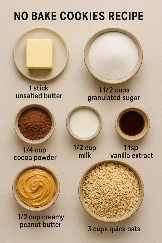 No Bake Cookies Recipe