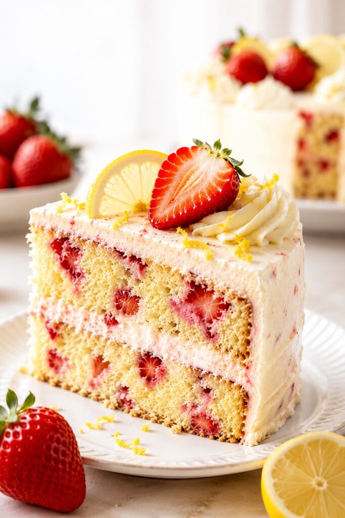 Strawberry Lemon Cake