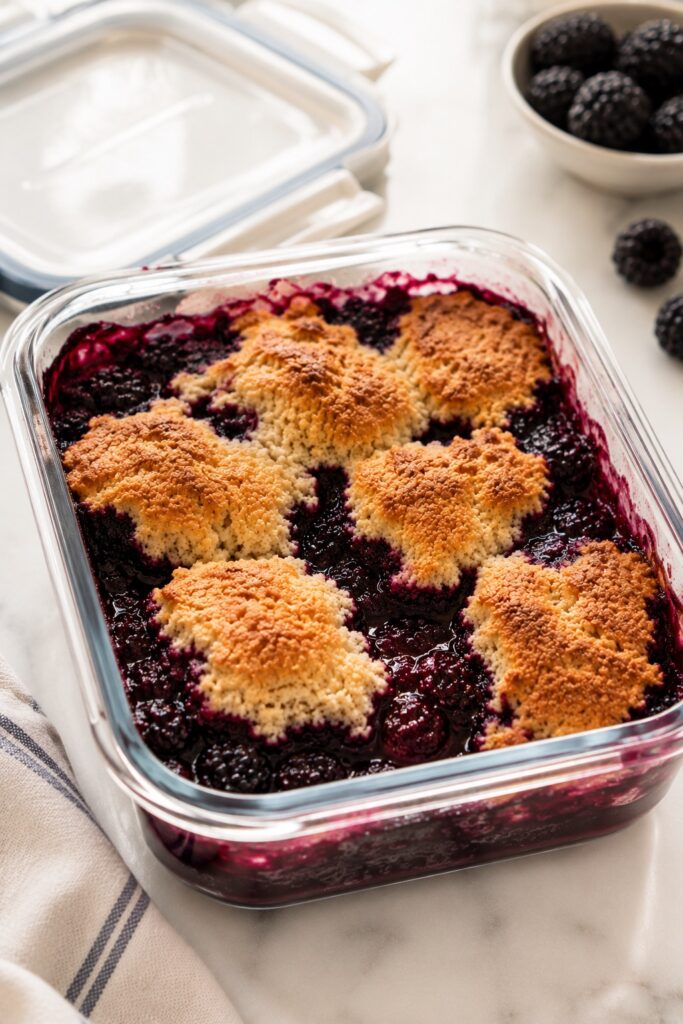 Blackberry Cobbler Storage