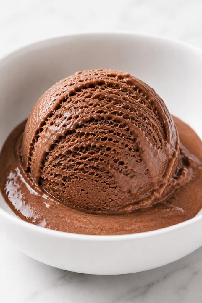 Chocolate Ice Cream Texture at Melt Test