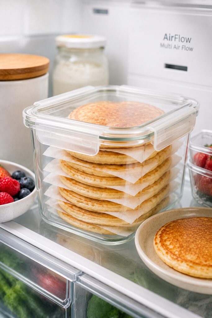Cottage Cheese Pancakes Storage