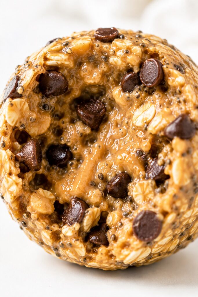 Protein Energy Ball Texture Close-up