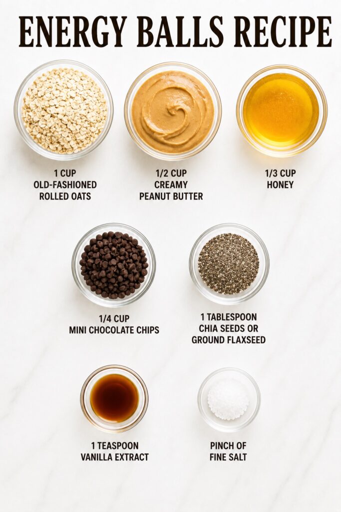Energy Balls Ingredients